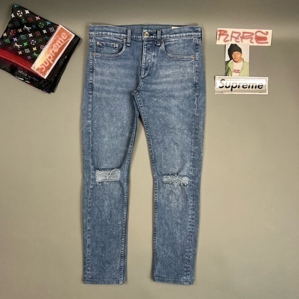 Rag and Bone Ripped Knee Jeans